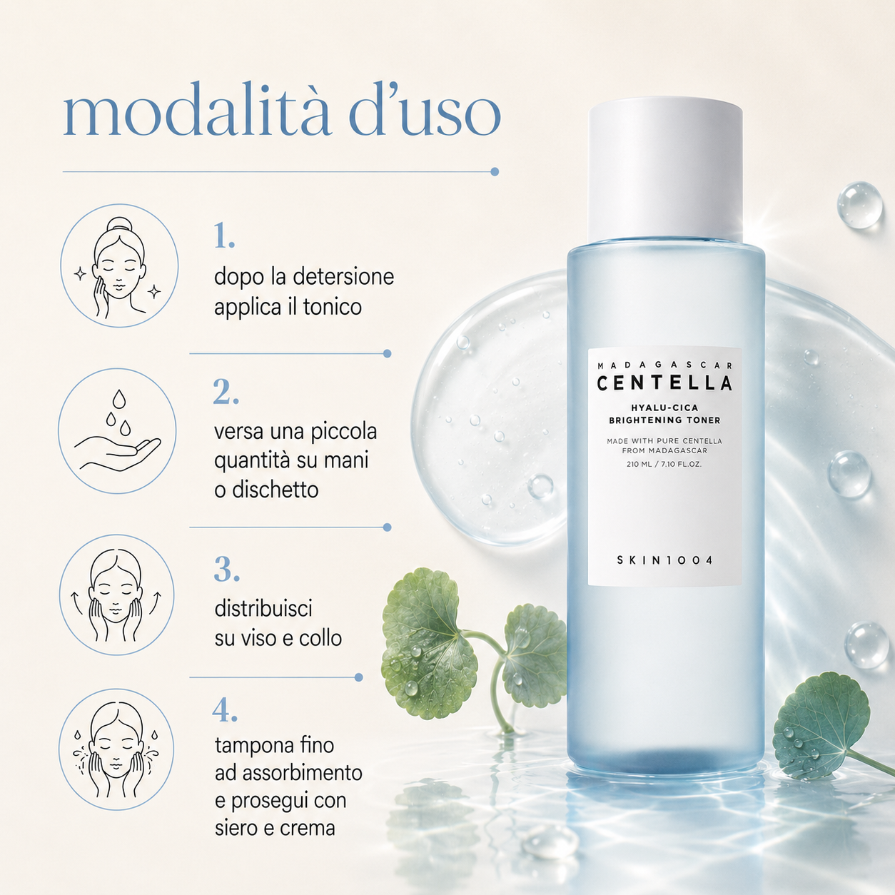 SKIN1004 - Madagascar Centella Hyalu-Cica Brightening Toner - immagine 3