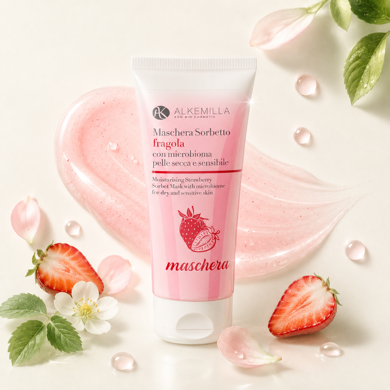 Alkemilla – Maschera Sorbetto alla Fragola
