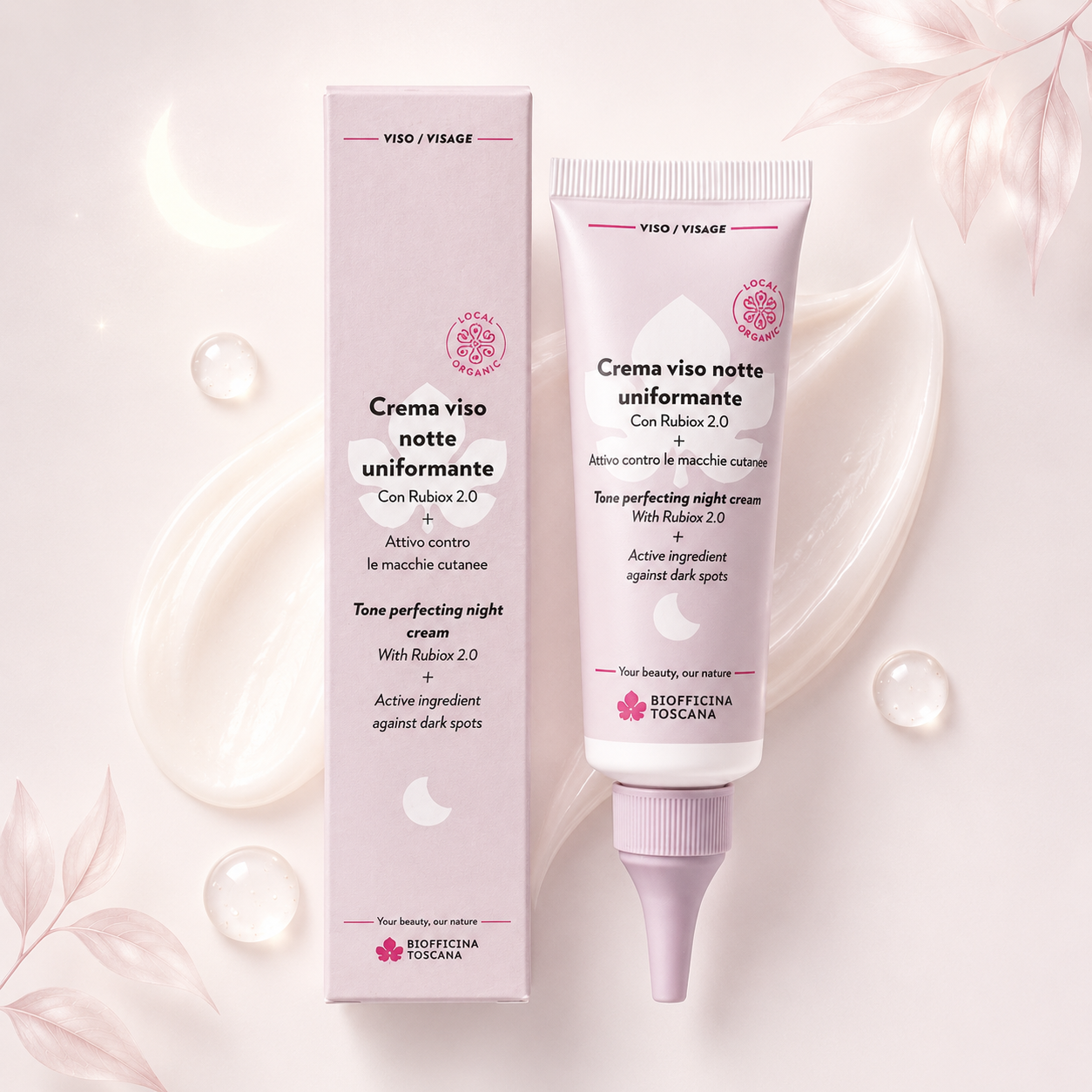 Biofficina Toscana – Crema Viso Notte Uniformante