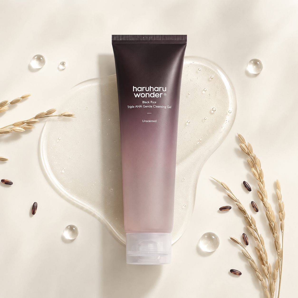 Haruharu Wonder – Black Rice Triple AHA Gentle Cleansing Gel