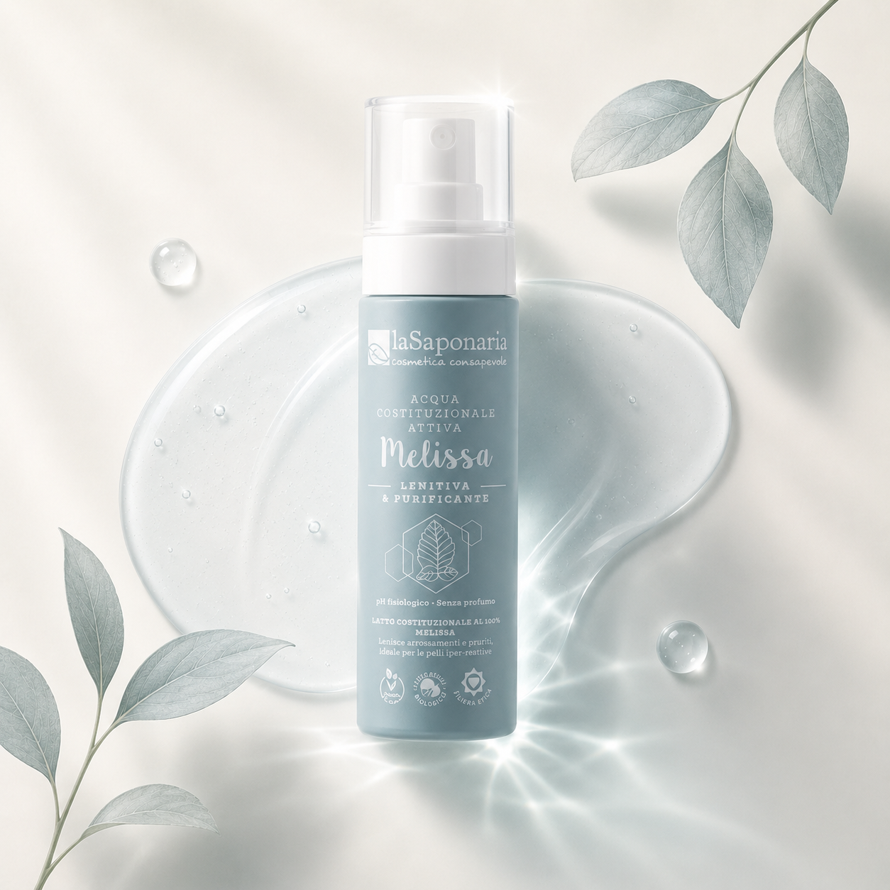 La Saponaria – Acqua Attiva Lenitiva Melissa
