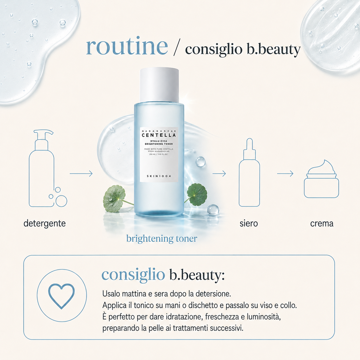 SKIN1004 - Madagascar Centella Hyalu-Cica Brightening Toner - immagine 4