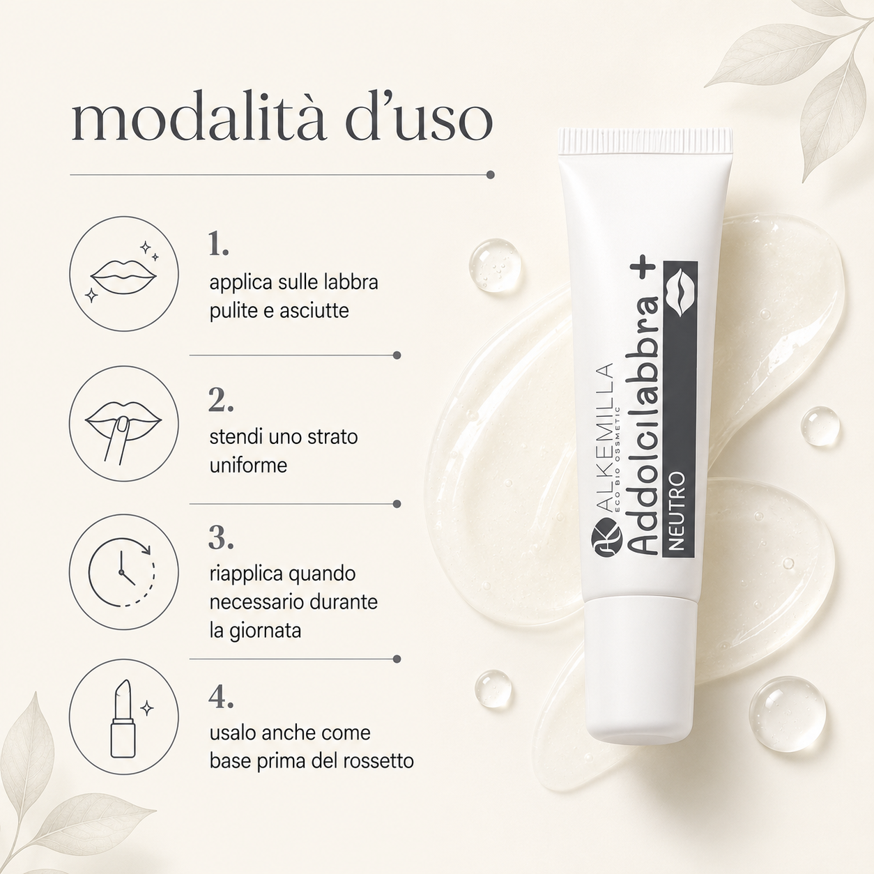 Alkemilla – Addolcilabbra+ Neutro - immagine 3