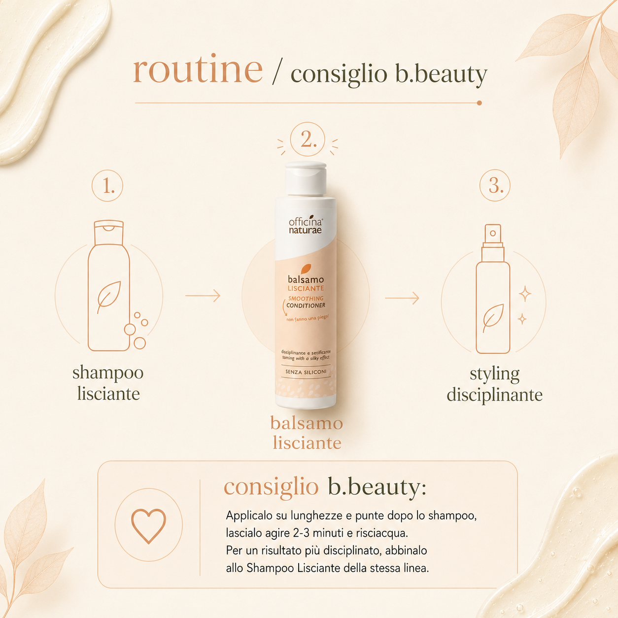 Officina naturae – Balsamo Lisciante - immagine 4