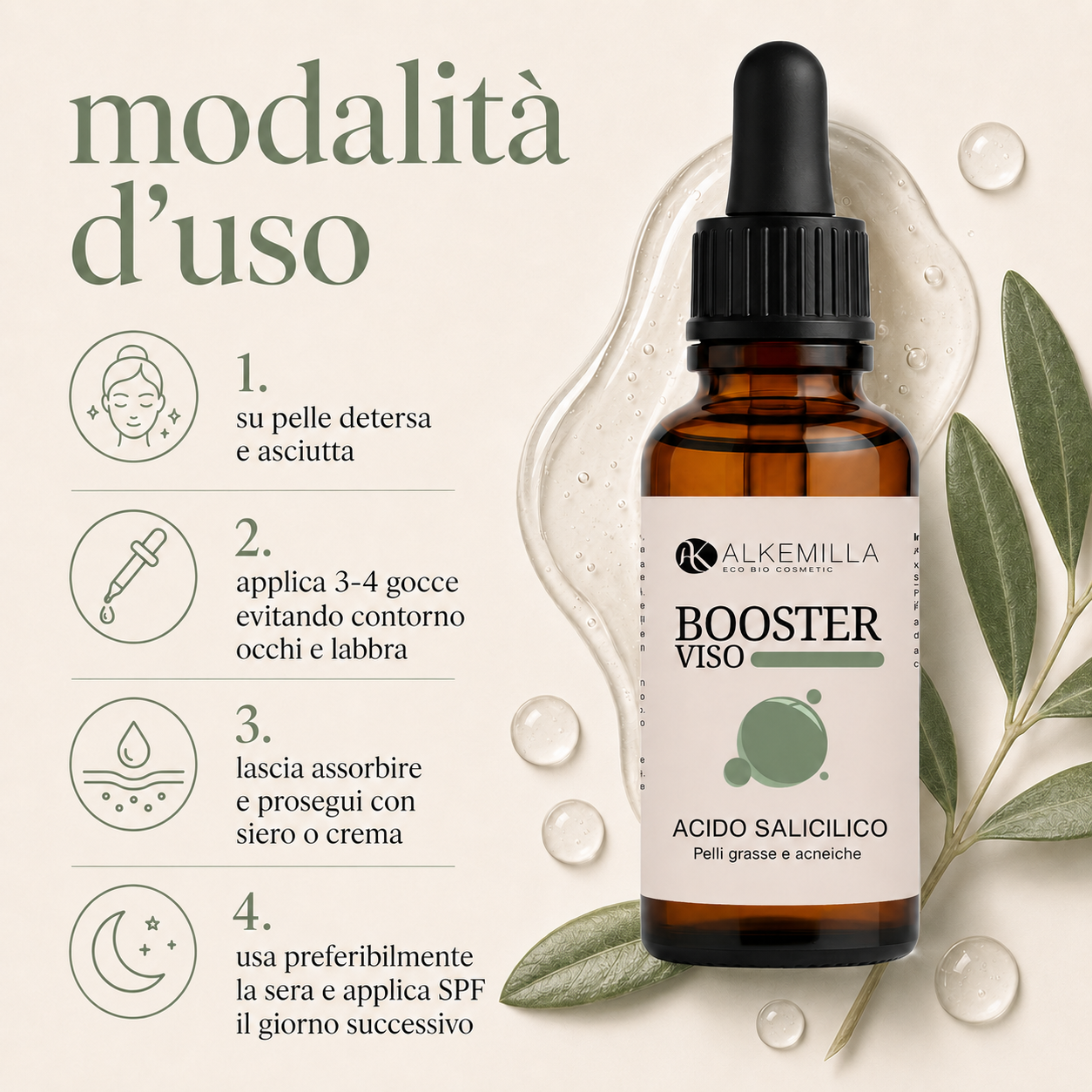 Alchemilla – Booster Viso Acido Salicilico - immagine 3