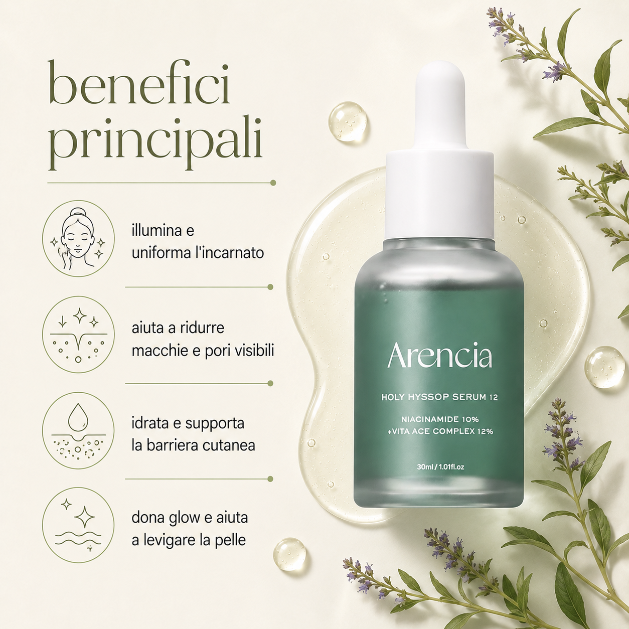 Arencia – Holy Hyssop Serum 12 - immagine 2