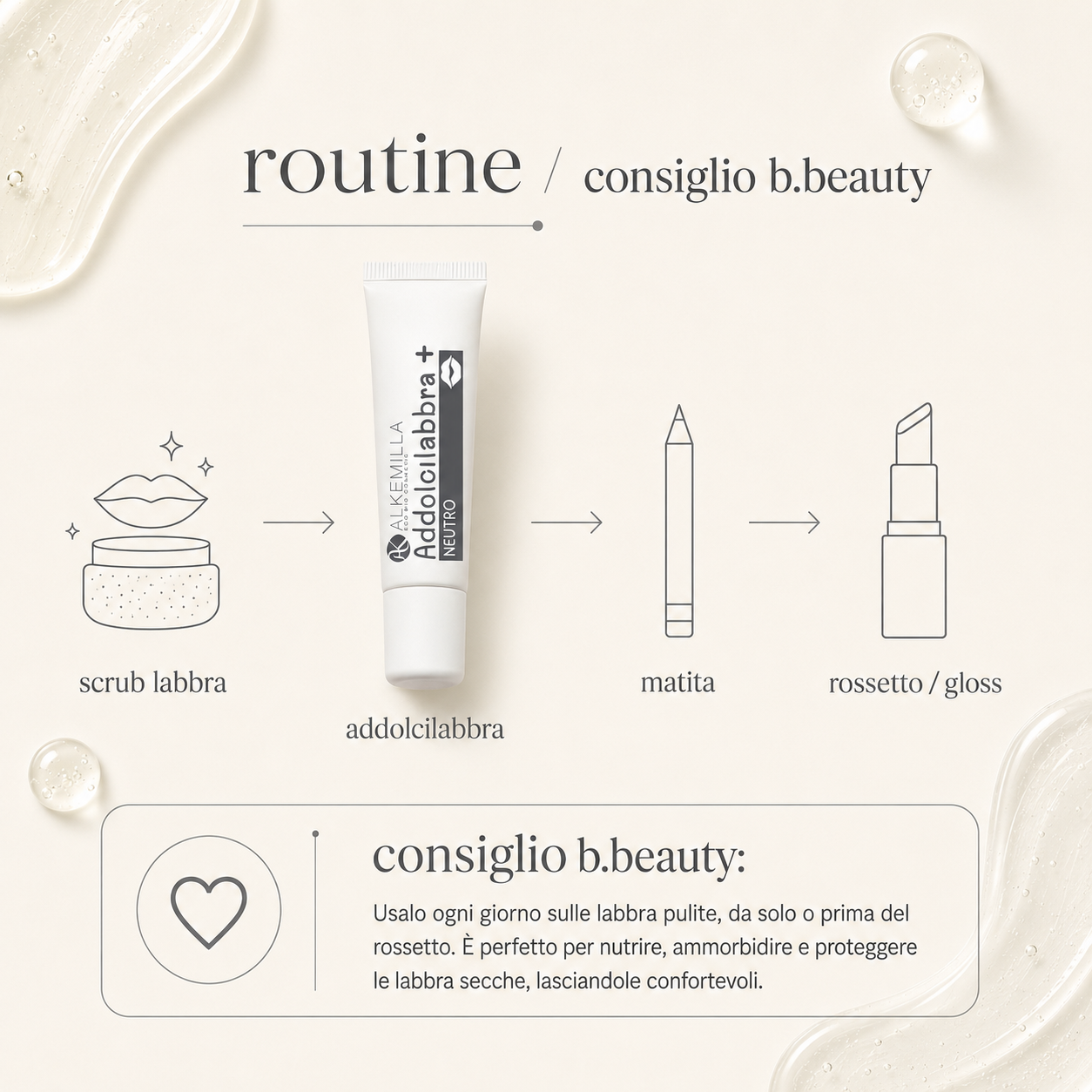 Alkemilla – Addolcilabbra+ Neutro - immagine 4