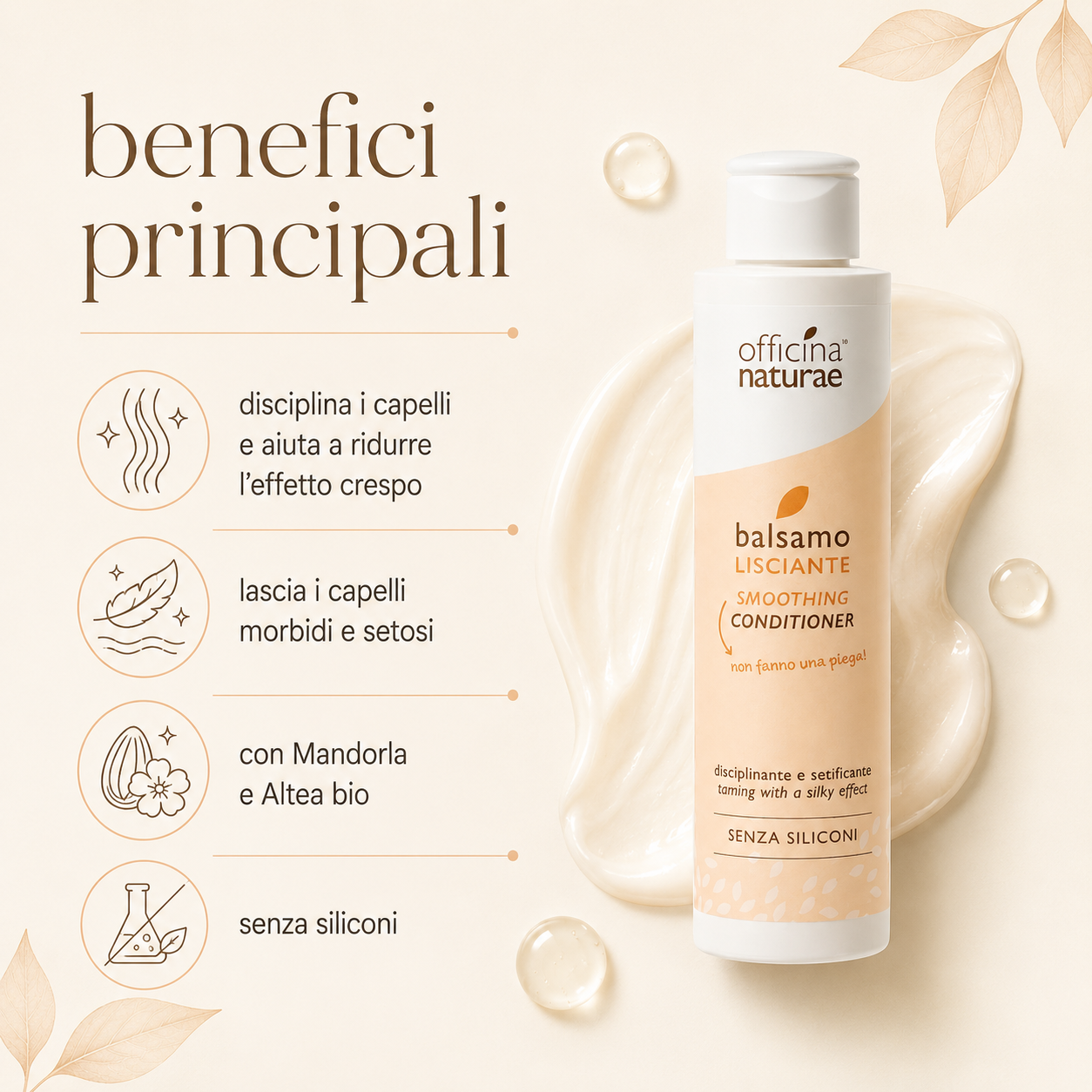 Officina naturae – Balsamo Lisciante - immagine 2