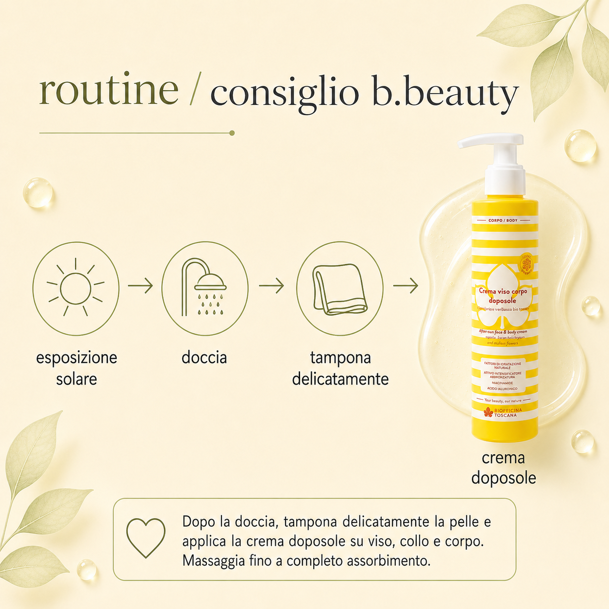 Biofficina Toscana – Crema Viso Corpo Doposole - immagine 4