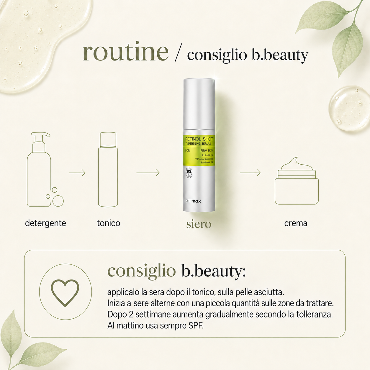 Celimax – The Vita A Retinol Shot Tightening Serum - immagine 4