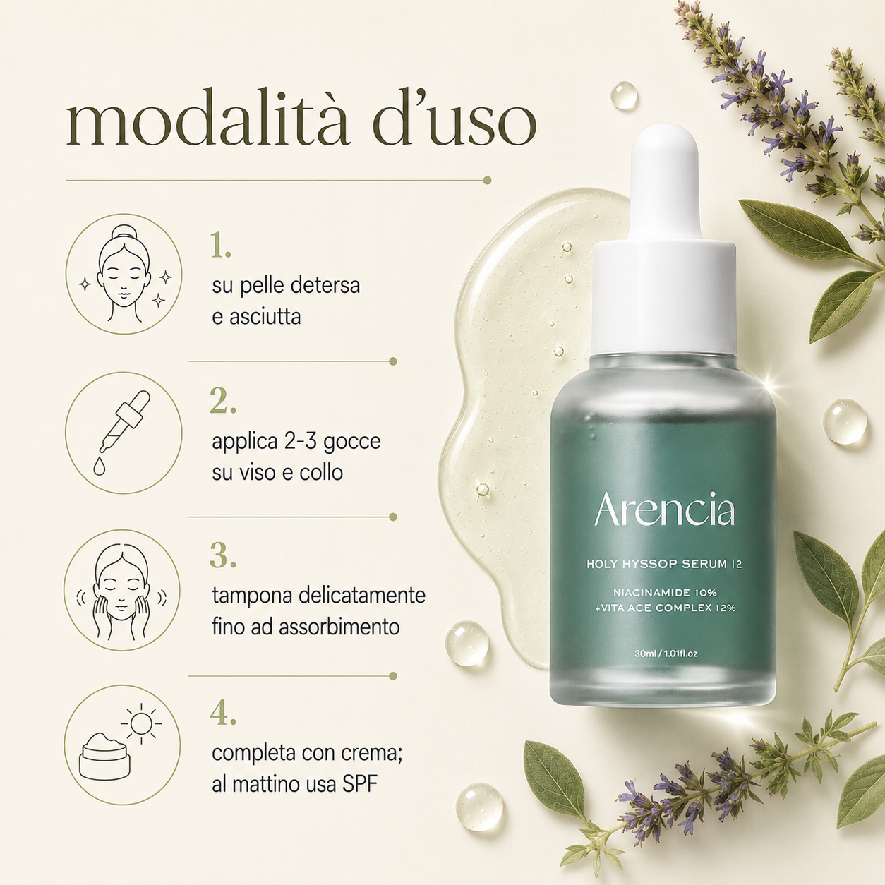 Arencia – Holy Hyssop Serum 12 - immagine 3