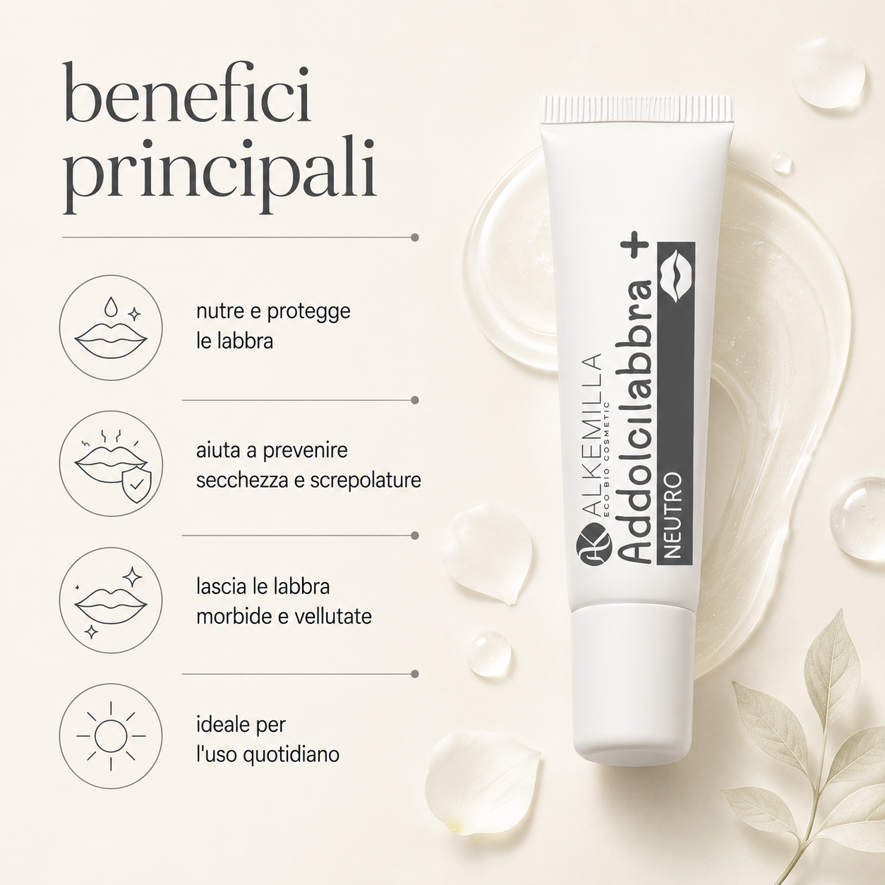 Alkemilla – Addolcilabbra+ Neutro - immagine 2