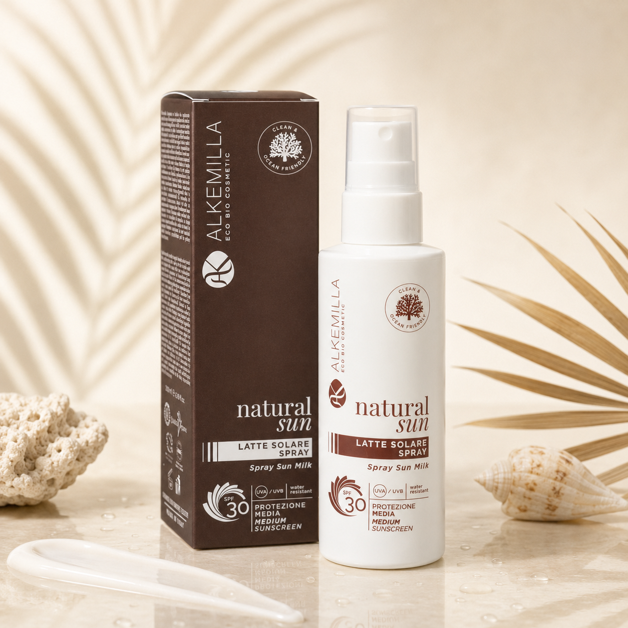 Alkemilla – Latte Solare Spray Media Protezione SPF30
