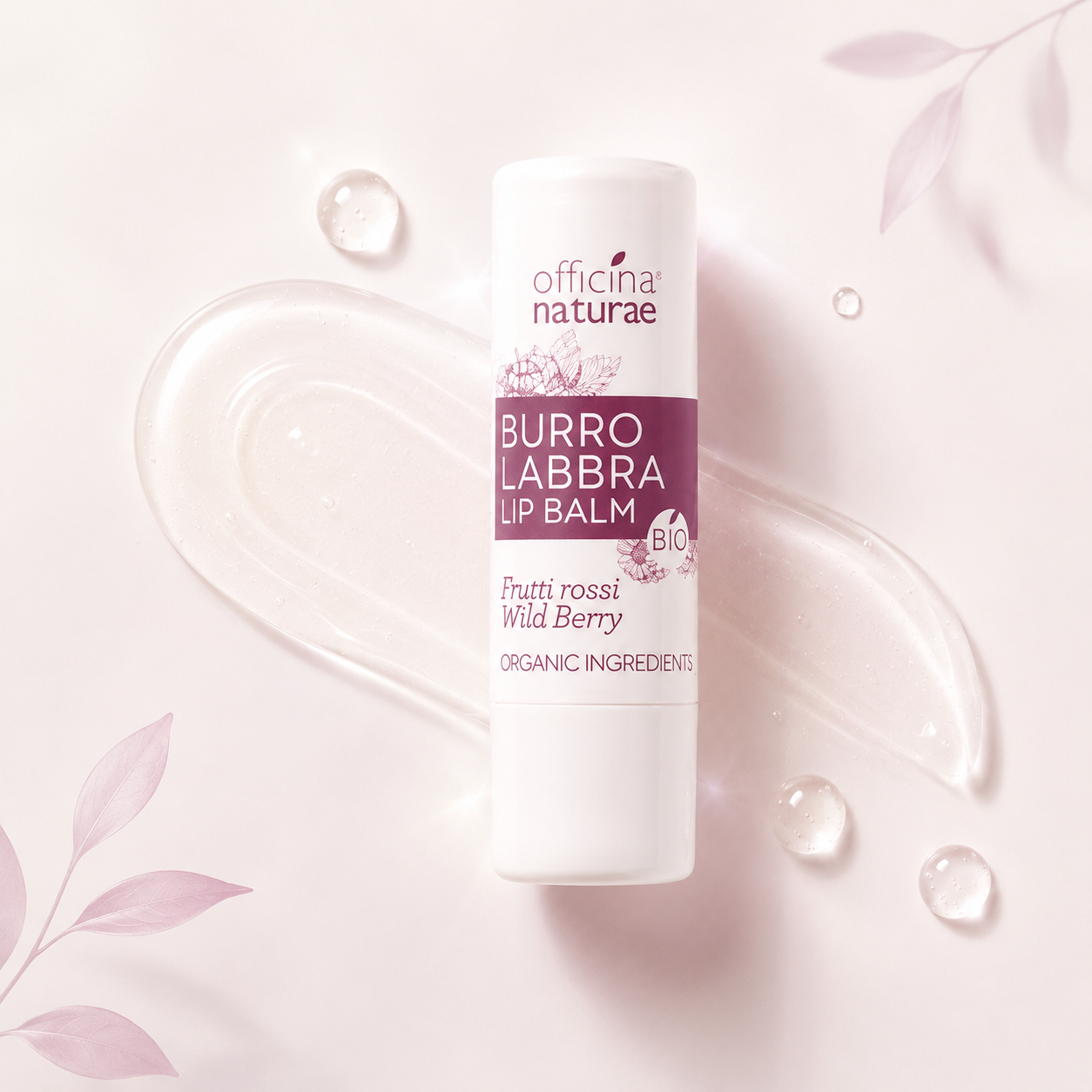 Officina naturae – Burro Labbra Bio Frutti Rossi