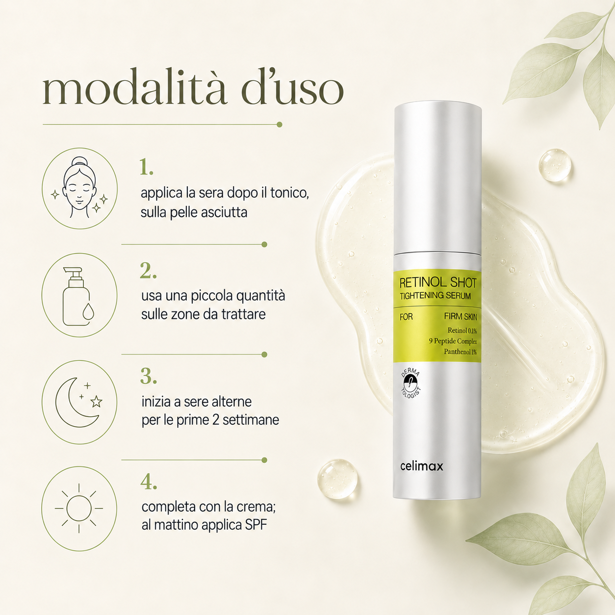 Celimax – The Vita A Retinol Shot Tightening Serum - immagine 3