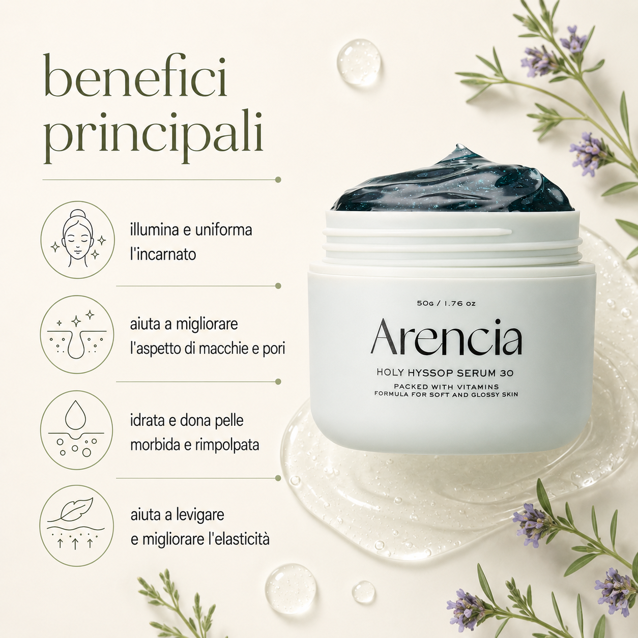 Arencia – Holy Hyssop Serum 30 - immagine 2