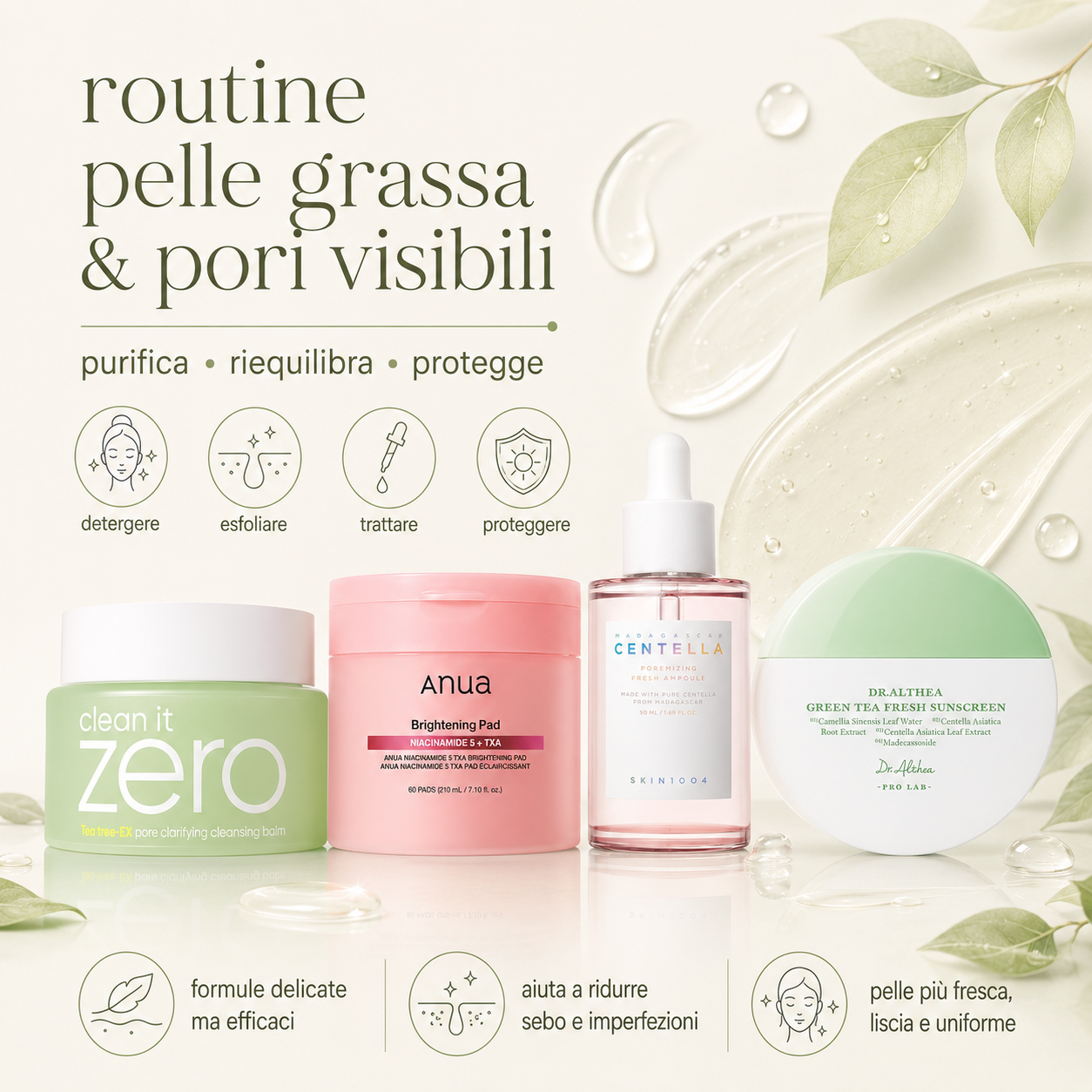 Routine b.beauty: Pelle Grassa & Pori Visibili