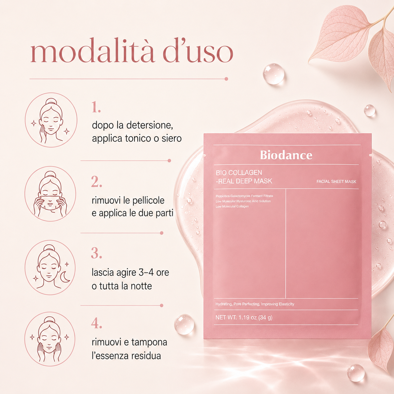 Biodance - Bio-Collagen Real Deep Mask - immagine 3