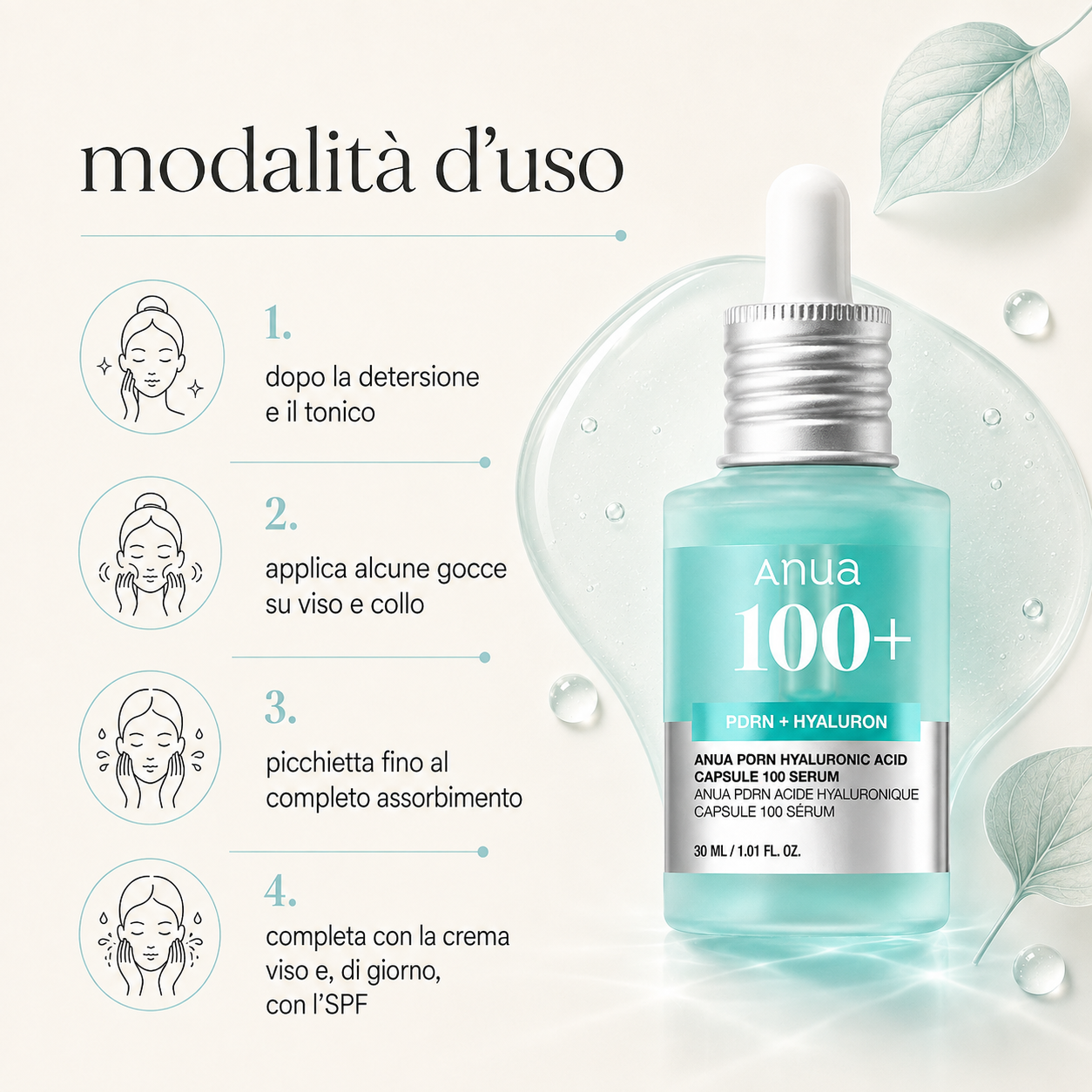 Anua - PDRN Hyaluronic Acid Capsule 100 Serum - immagine 3
